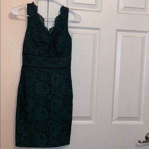 Size 0 dark green dress